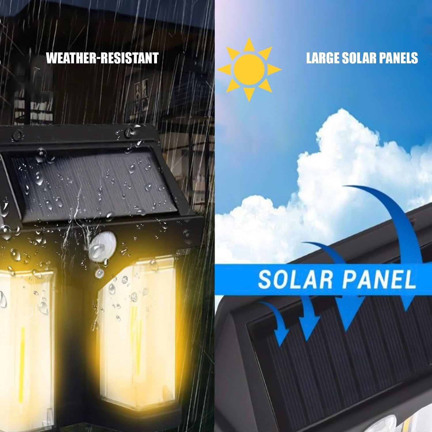12585 Outdoor Solar Wall Lamp Outdoor Waterproof High Quality Lamp Induction Garden Lamp Garden Villa Night Lamp Double Lamp Light (1 Pc) 12585 Outdoor Solar Wall Lamp Outdoor Waterproof High Quality Lamp Induction Garden Lamp Garden Villa Night Lamp Double Lamp Light (1 Pc)